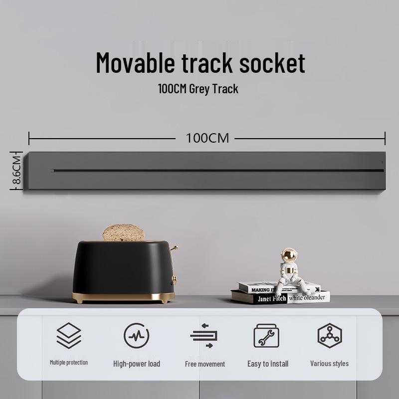 International High Power Surface-Mounted Track Socket