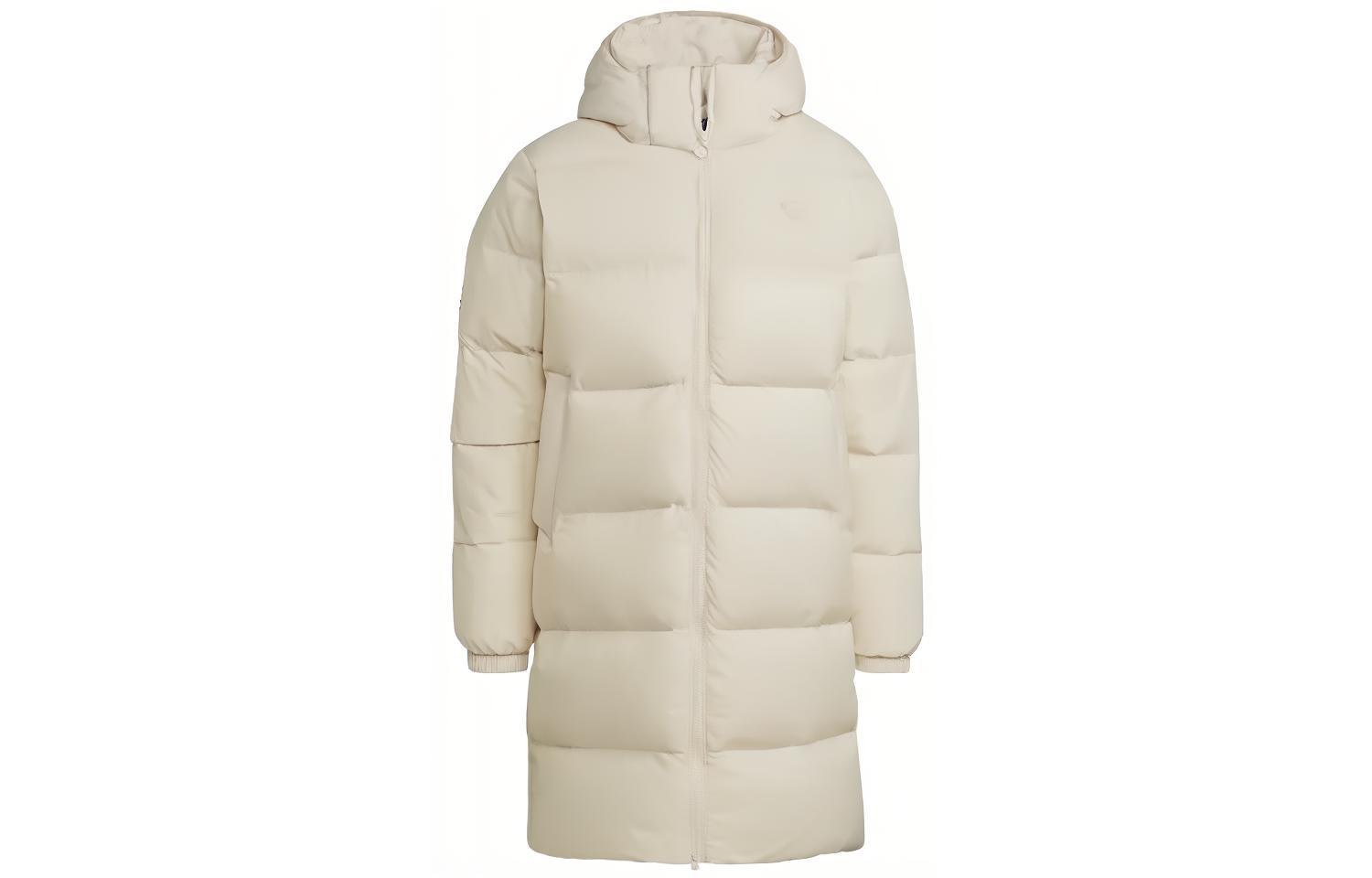 Adidas Originals Trefoil Collection Down Jacket Men s Beige HL9208 XXL