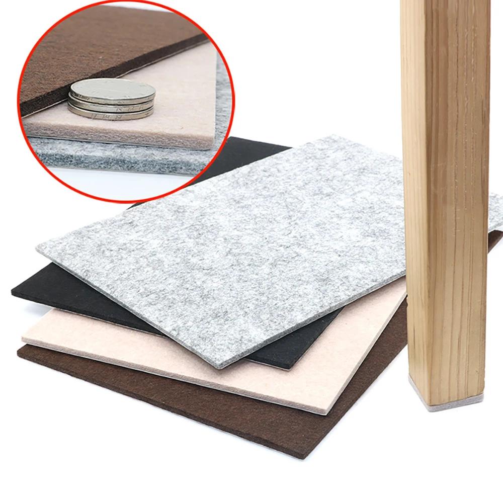21*30CM Felt Foot Pad Floor Sticker Trimmable Silent Anti Slip Table Chair Pad Thickening Wear-Resistant Protective Pad