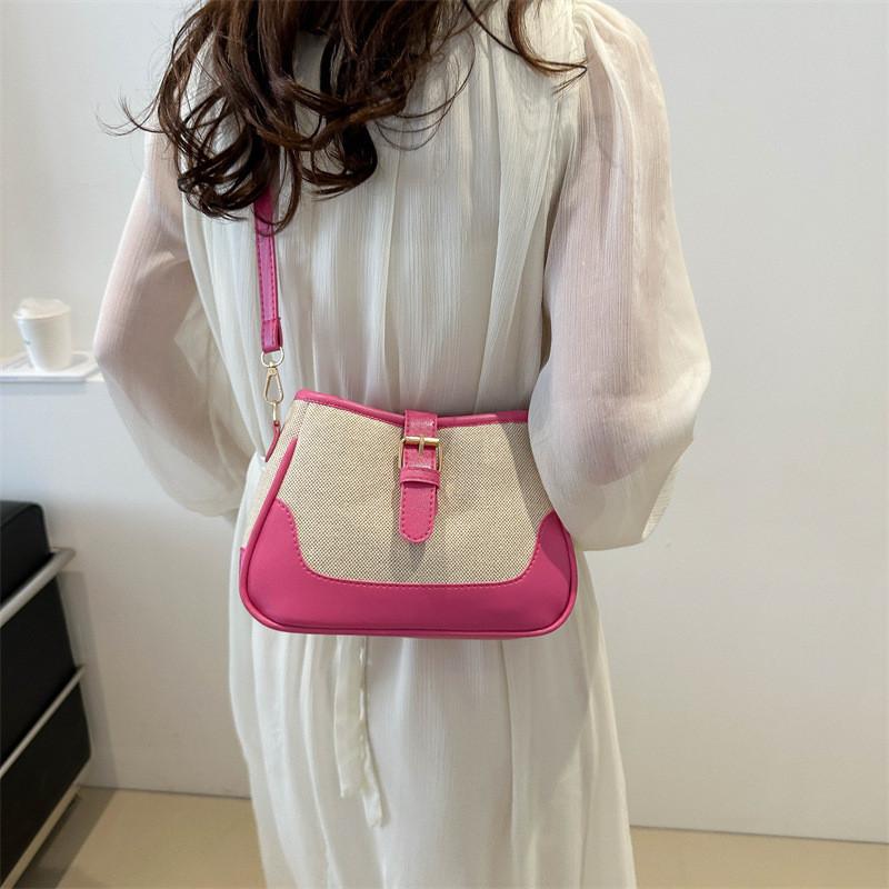 Retro Chic Small Square Shoulder Bag For Women Casual Stylish Pu Leather Handbag