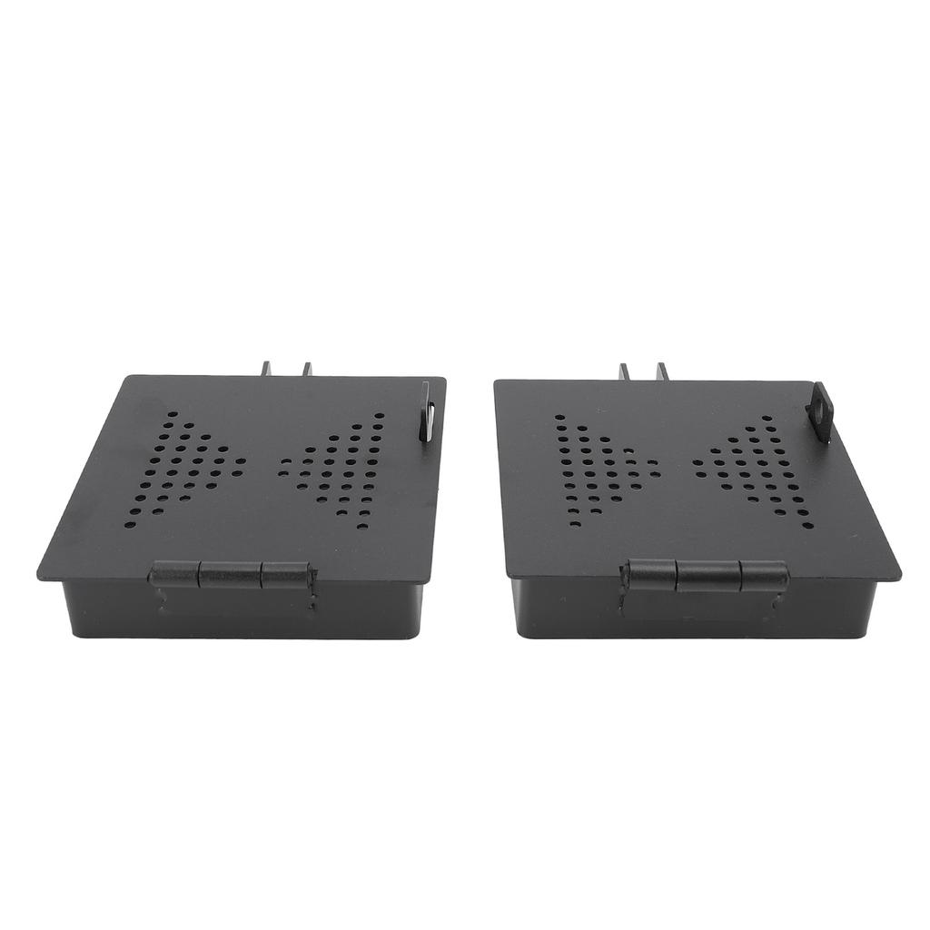 Cap de Bară RV cu Orificii de Ventilație Previne Căderea Furtunului de Canalizare Oțel Carbon Pătrat Dop Bară RV