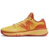 Hesi Slip Resistant Low Top Vintage Basketball Shoes Men's Orange Yellow