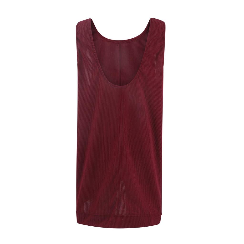 Women's Fashion Corduroy Color Round Neck A Line Vest Dress Pinafore With Pockets