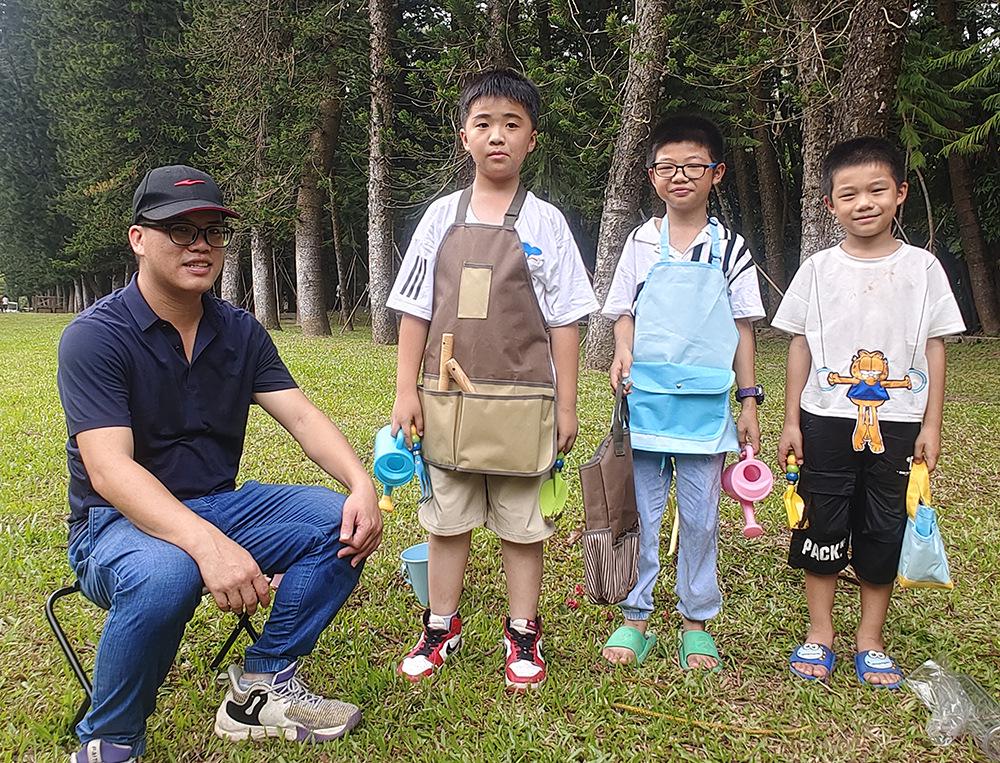 Multifunktionale Gartenschürze mit großem, wasserdichtem Stauraum und Oxford-Stoff für Werkzeuge