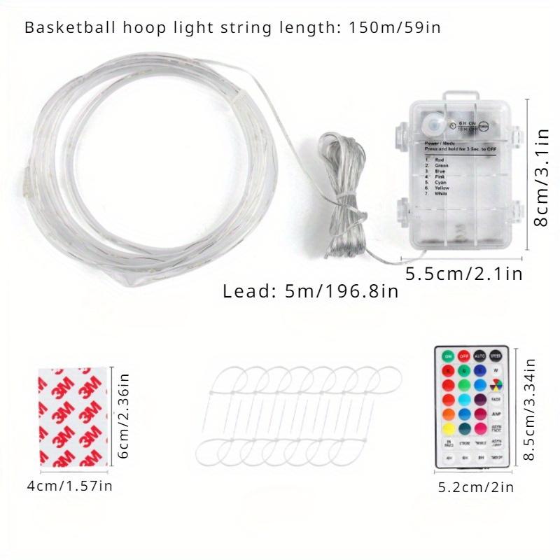 1 szt. Pilot LED do obręczy koszykówki Lampka LED do nocnych meczów koszykówki na świeżym powietrzu