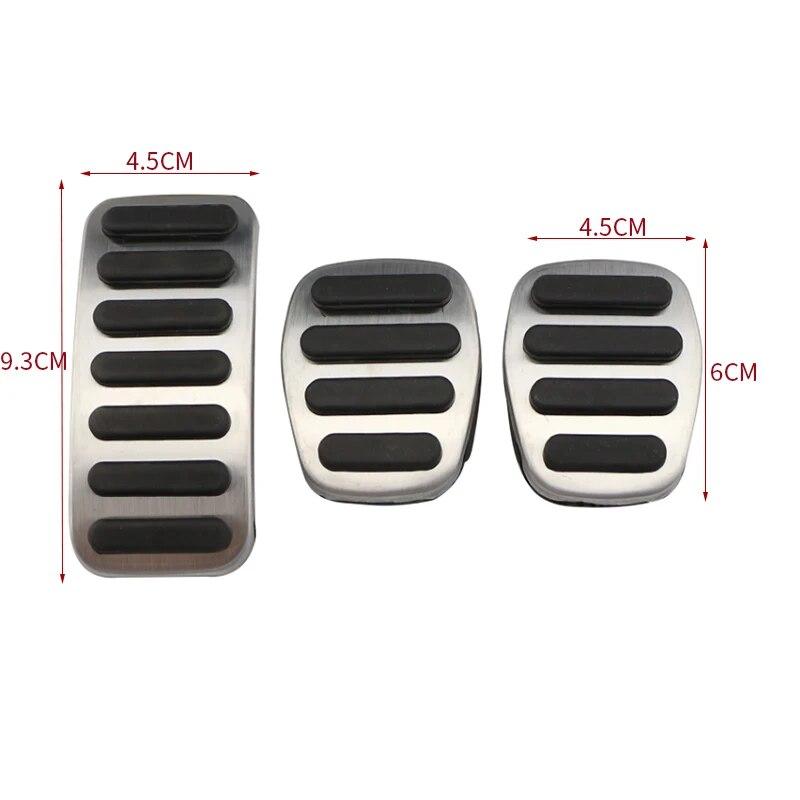 

Подставка для ног из нержавеющей стали, педаль газа и тормоза, противоскользящая накладка AT MT для Volvo V40 XC40 C30 C70 S40 GEELY BOYUE MT