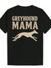 Black Graphic T-shirt - Lightweight Polyester Summer Tee for Dog Lovers