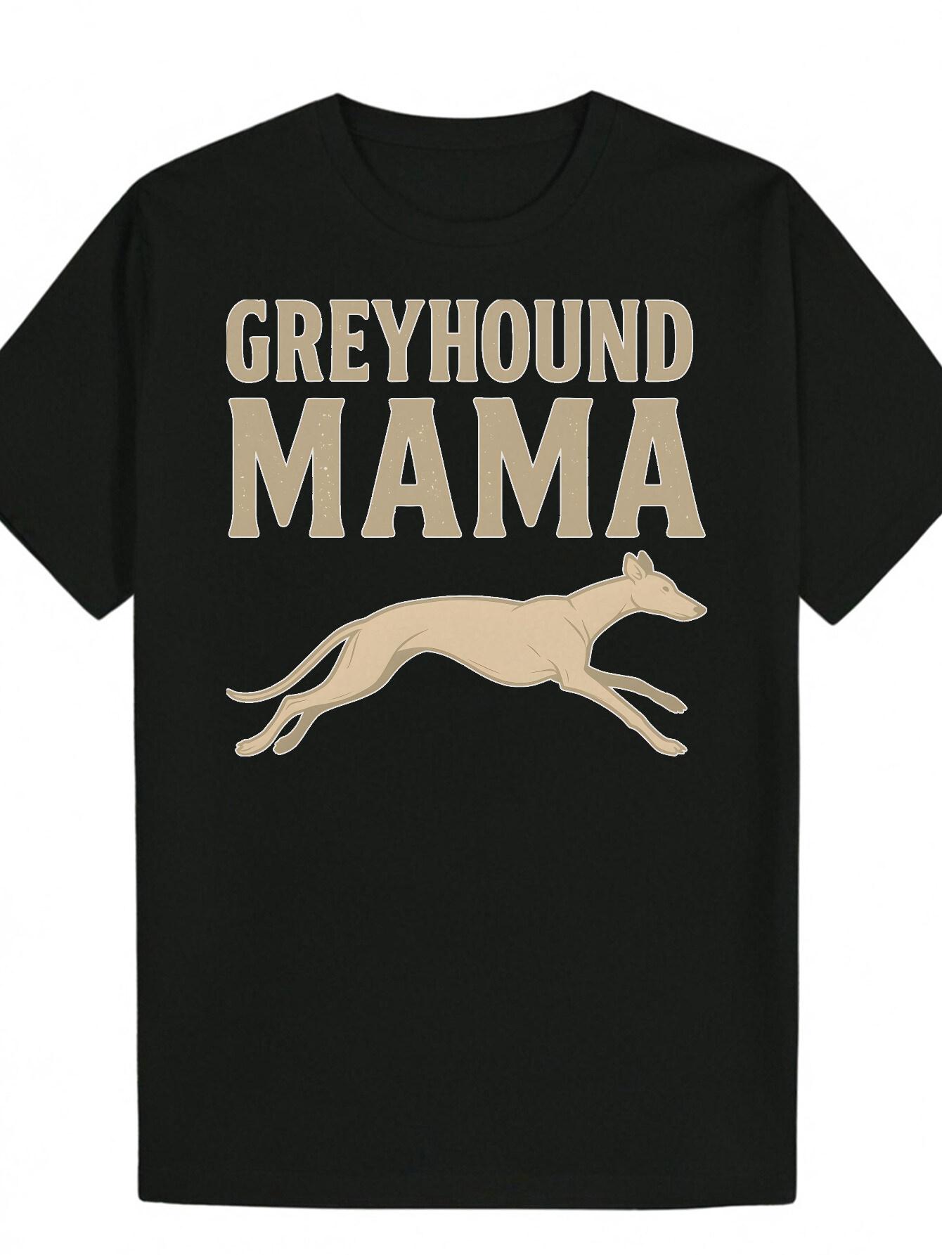 

Black Graphic T-shirt - Lightweight Polyester Summer Tee for Dog Lovers S