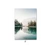Landscape Painting Lake Reflection Canvas Poster Bohemia Sunrise Nature Nordic Style Art Print Gallery Wall Decoration Picture