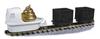 Tsugawayoukou N Gauge Joke Train Series Toilet Locomotive Model Railway Locomotive (Golden Plow, Motorized) JT-05
