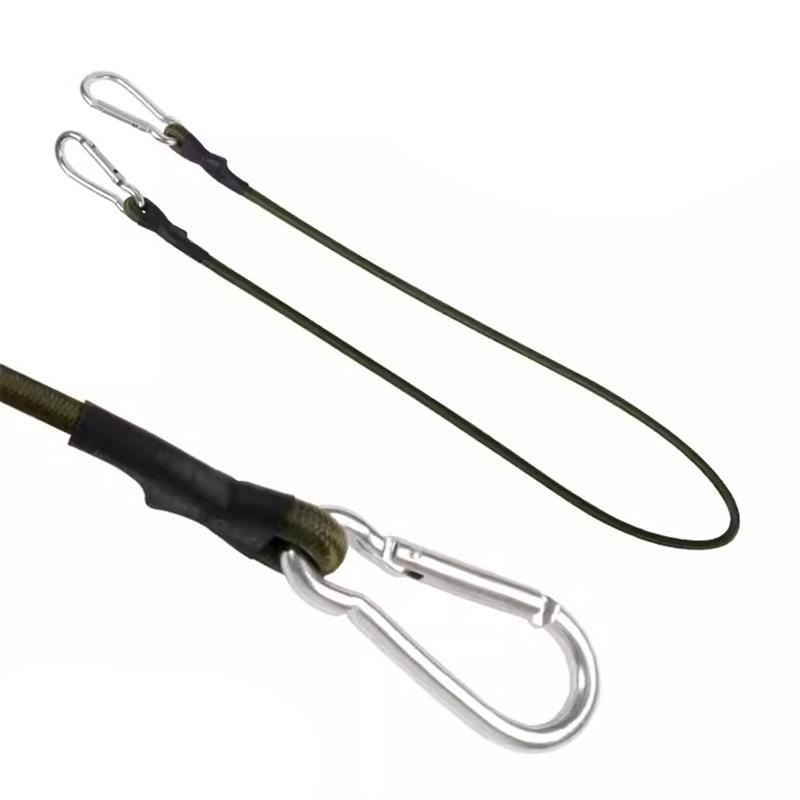 

Альпинистский крюк с эластичной веревкой, многофункциональная пряжка для кемпинга, фиксирующая эластичный шнур, карабины 120cm
