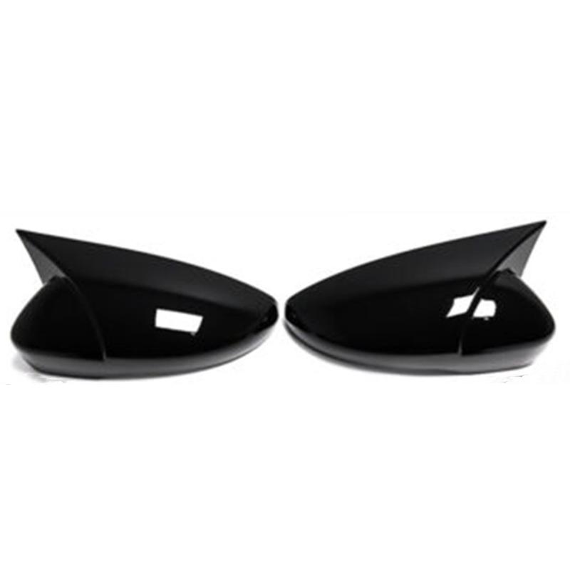 

OX Horn Style Car Mirror Cover Car Rearview Mirror Caps For VW JETTA MK6 Passat B7 Scirocco Beetle CC Eos Side Door Mirror Cover