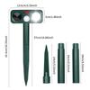Outdoor Solar-Powered Waterproof Animal, Bird & Insect Repeller with Infrared Induction