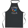 Kitchen Apron - Voyages C'est La Vie - Black - Cotton - Breton Print