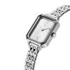 Romanson ROMANSON Renata Square R Silver Metal Watch RWRMLL1B2800WHWH0