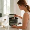 Travel Makeup Storage Bag With Mesh Nylon Large Capacity Perfect For Bathroom And Bedroom
