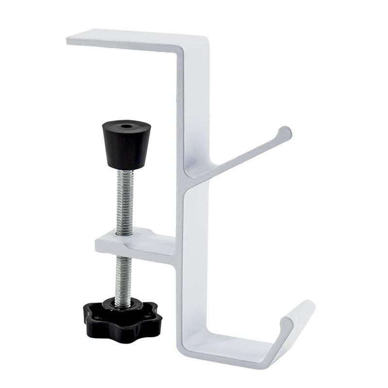 

Алюминиевый сплав с зажимом на столе, держатель для сумки, крючок, вешалка для наушников, стойка для стола, стола под стойкой белый