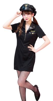Party City Tokimeki Graffiti Cosplay Cool Police Black Women's