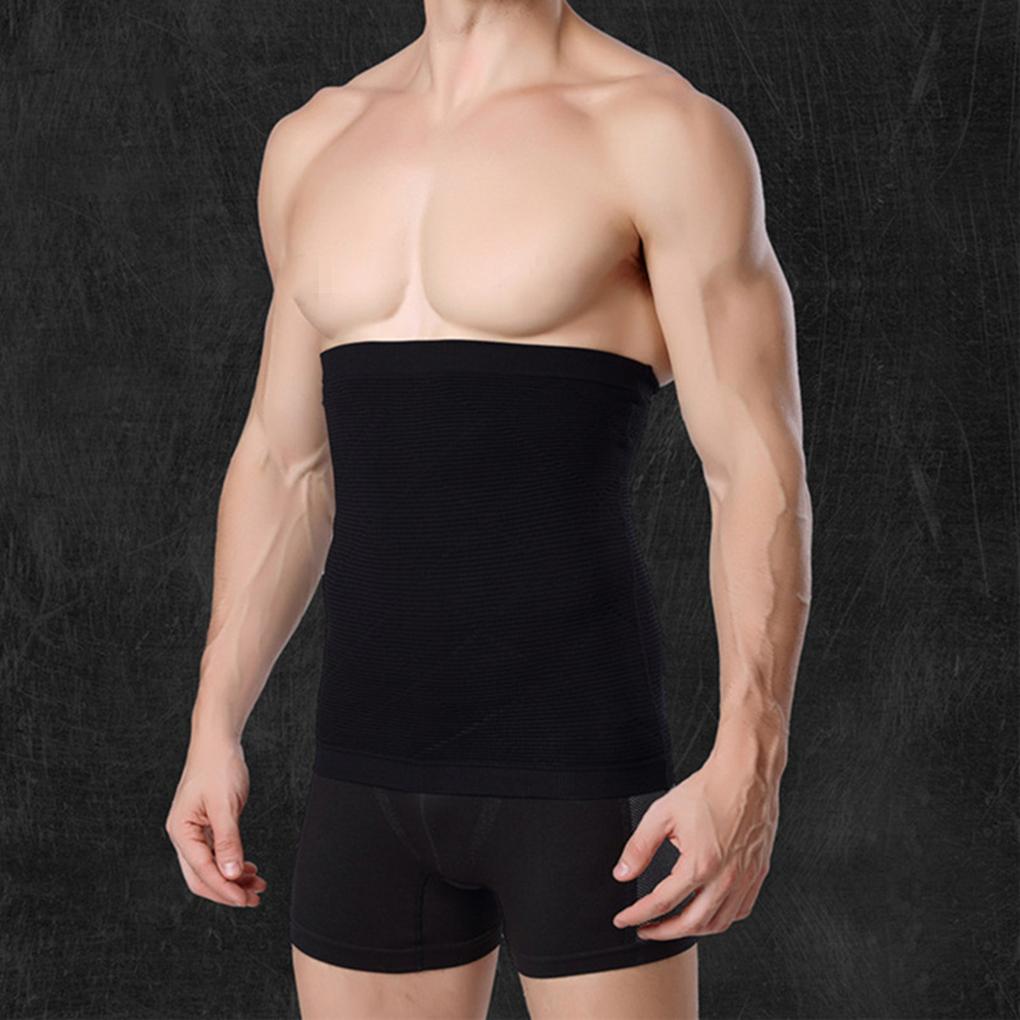 Men Belly Waist Abdomen Belt Shapewear Slim Body Belly Waist Compression Underwear Band