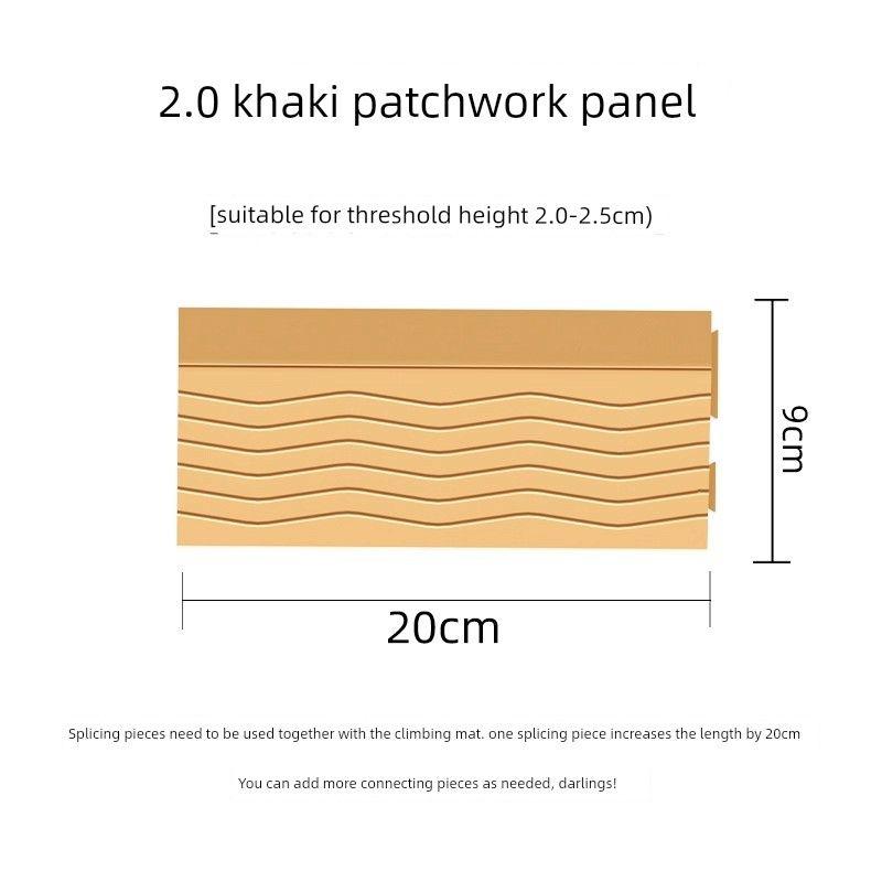 Suitable for Robot Vacuum Cleaners, 4cm5 Climbing Mat for Dji, Xiaomi, Dreame, Roborock, Balcony Slope Mat, Threshold Strip