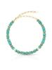 European and American Style Turquoise Multi-layer Stackable Necklace with Abacus Beads