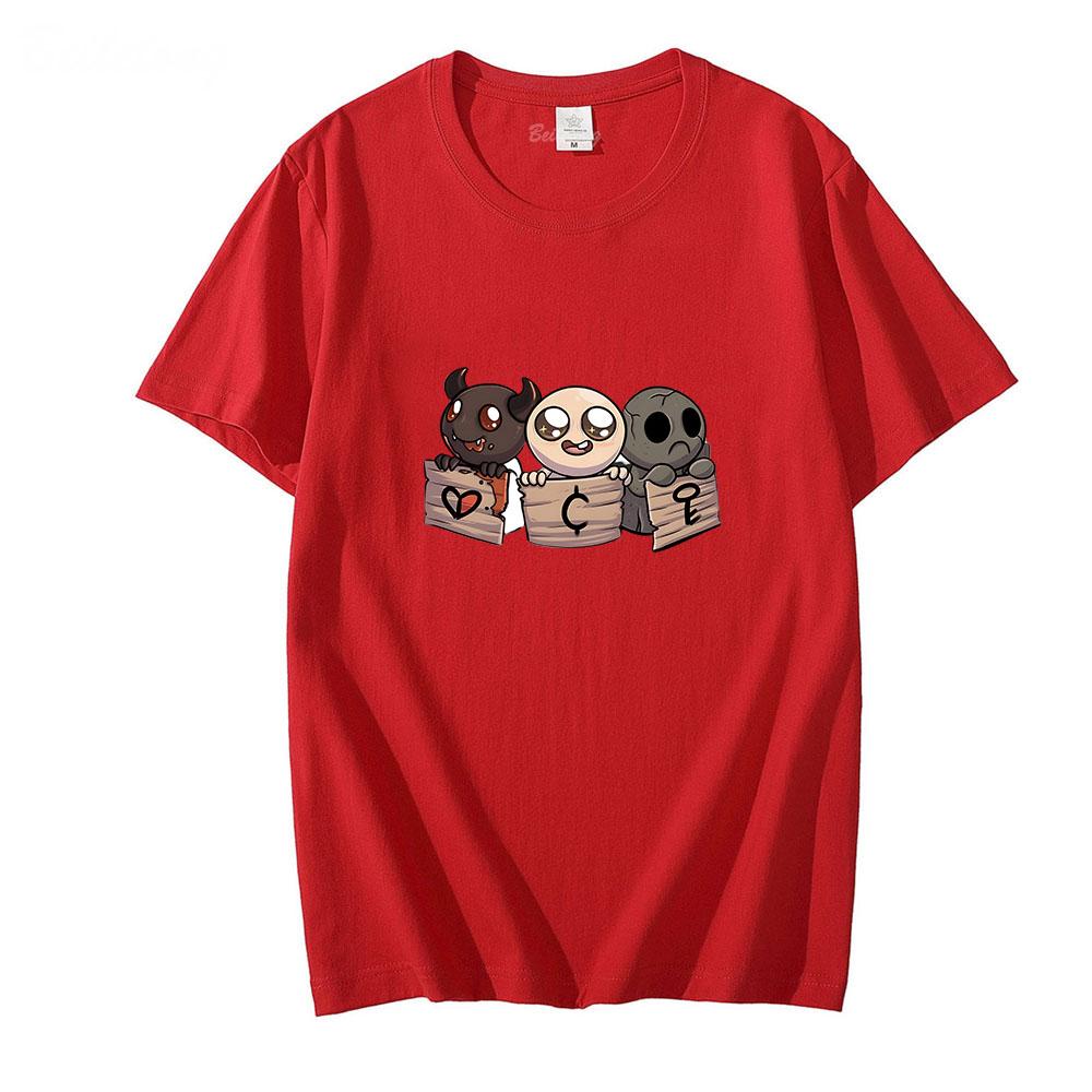 

The Binding of Isaac Roguelike Religion T-shirts MEN Cartoon Hot Game T Shirts Tshirts Spring and Summer High Street 4XL