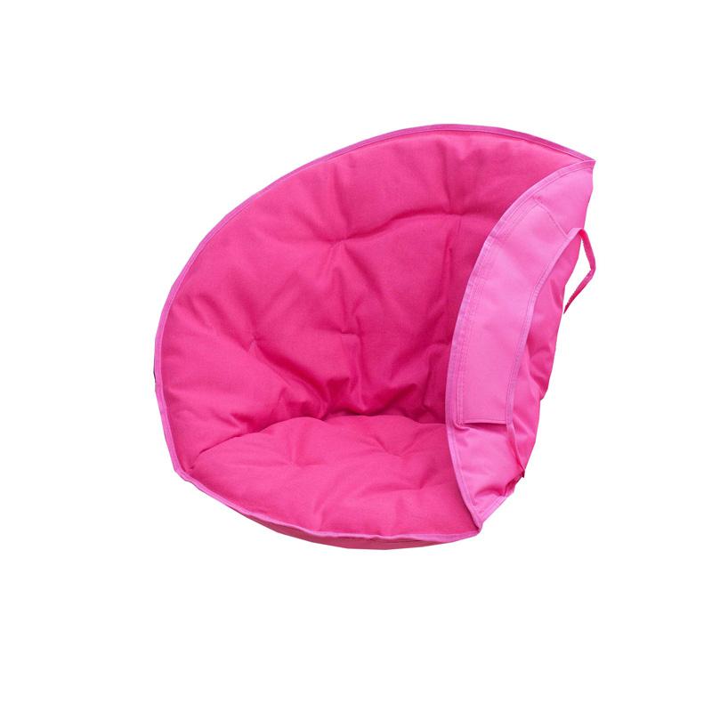Moon Chair Folding Padded Oval Round Moon Saucer Camping Fishing Portable Picnic Black Seat Mesh Chair Cover Not Including Chair