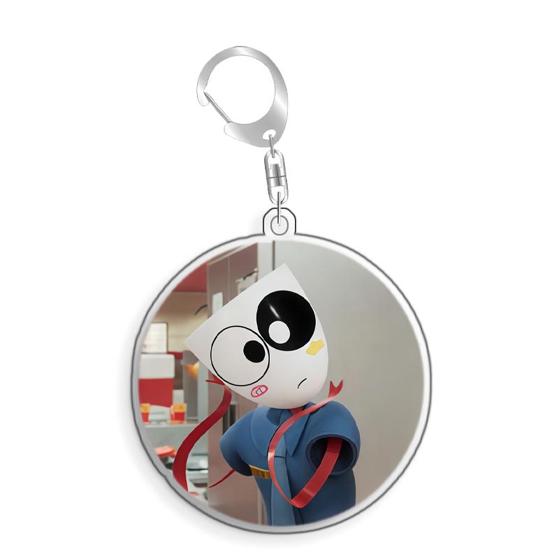 For The Amazing Digital Circus Ragatha Pomni Gangle Kinger Acrylic Selfmade Cute Cartoon Anime Keychain Pendant Toy Gifts 5cm