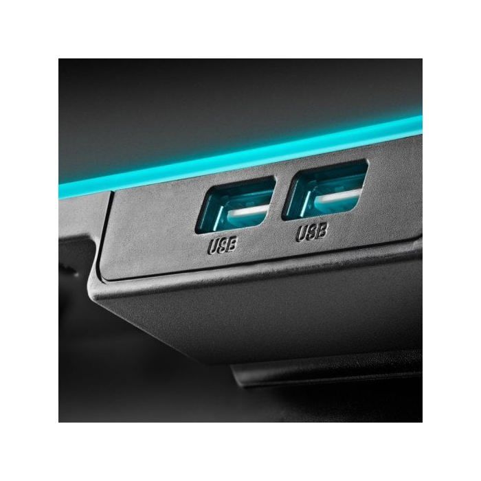 Base de refrigeración NGS 6 ventiladores 2400rpm RGB 4 alturas soporte smartphone