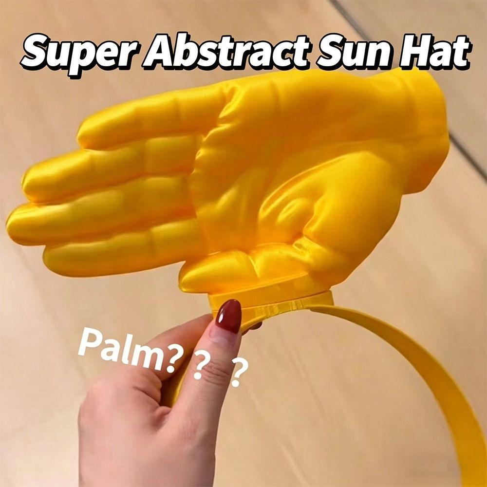 Parasole Regolabile per Mano Visiera Solare a Mano Cappello Visiera Solare Divertente a Forma di Mano Festa in Spiaggia