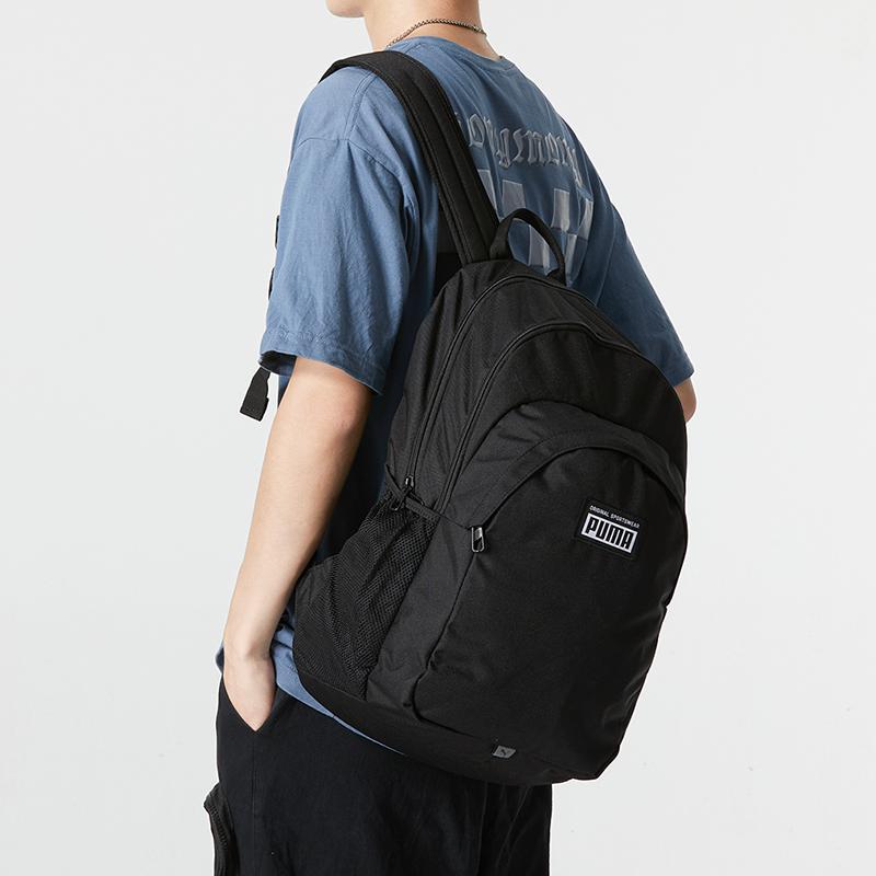 New PUMA Fabric Backpack Regular Unisex Black 079133-01