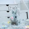 Long Ears Electric Rabbit Plush Toy Little Tie-Dyed Rabbit Doll  Holiday Gifts