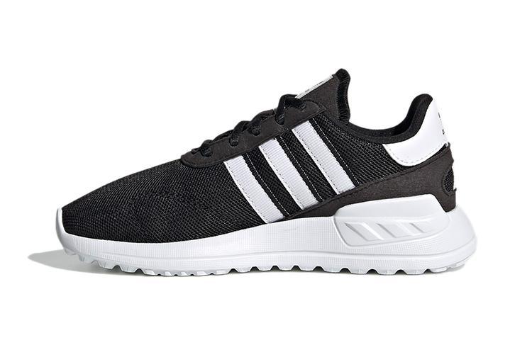 

Adidas Originals La Trainer Lite Breathable Sports Casual Shoes Black White Children Aged 3 7 Years Old FW5842 31