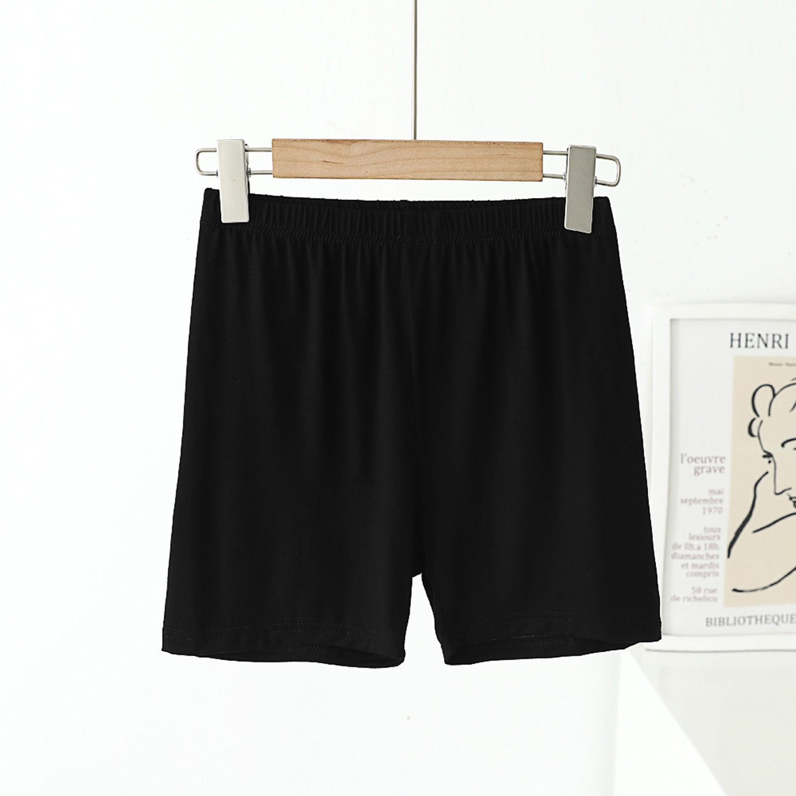 

Женские свободные повседневные удобные леггинсы из трех частей, защитные брюки для сна XL чёрный