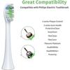 Replacement Brush Heads (white) Compatible With Electric Toothbrush, Pack Of 8 Electric Toothbrush Heads Suitable For Plaque Control