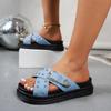 Fashion Punk Style Rivets Women's Slippers Summer Thick Sole Casual Slipper Outdoor Open Toe Beach Slippers for Women Platform Sandalias