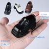 2Pcs 1/4 Scale Doll Shoes Action Figure Footwear Daily PVC Square Toe for Fancy Dress Toy