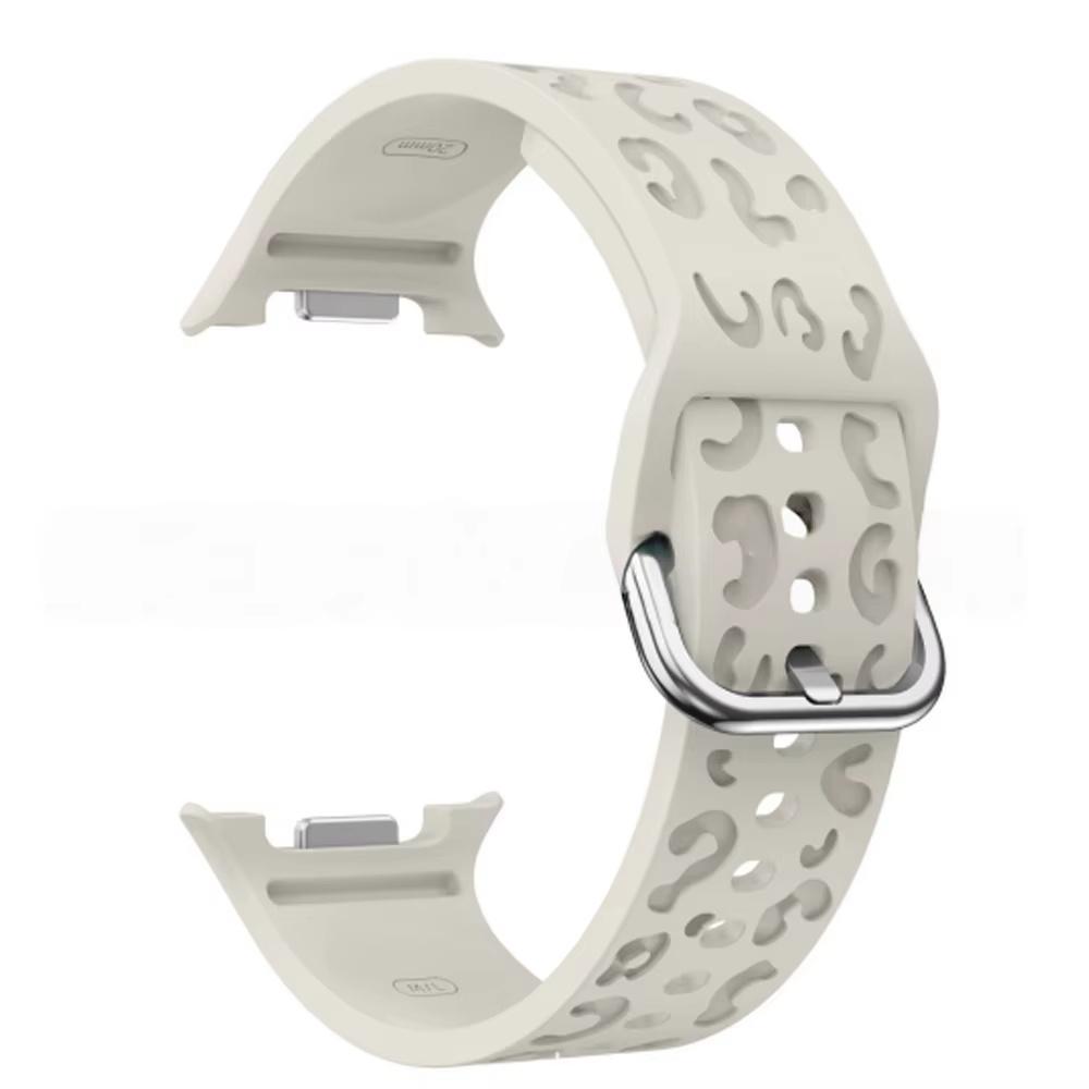 Engraved Band For Samsung Galaxy Watch 8 Classic 46mm Sport Silicone Leopard Loop Bracelet Correa Galaxy Watch 8 40mm/44mm Strap