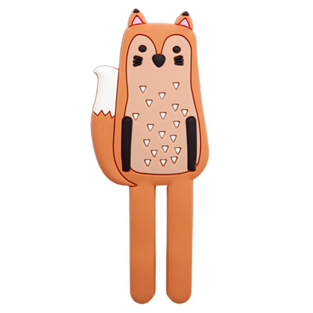 Refrigerator Magnet Cute Animal Shape Silicone Magnetic Hook Decorative Fridge Sticker Hanger Hook For Home