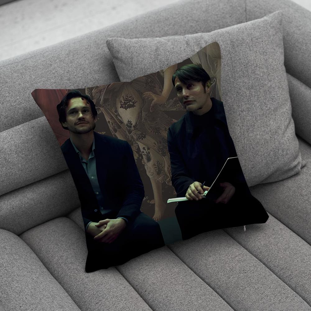 

Hannibal Will Graham Pillow Case Soft Cushion Cases for Farmhouse Sofa Decor Home Decorations and Protector 30cmx30cm