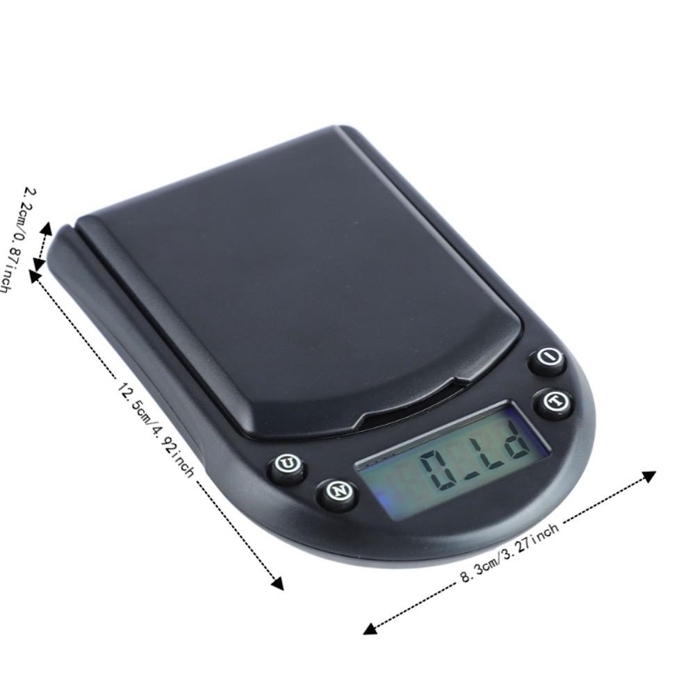 Black Digital Food Scale High Precision 0.01g Portable Pocket Scale Home Kitchen Jewelry Store