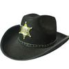 Halloween Retro Cowboy Hat: Antique Knight & West Style with Star