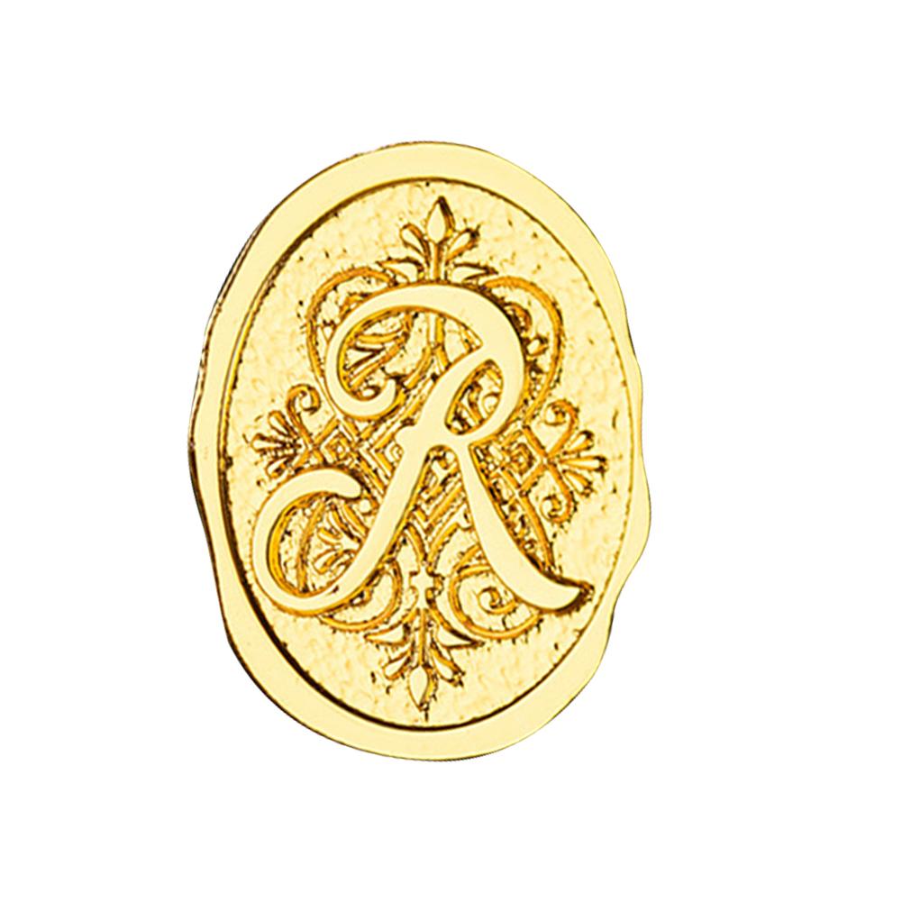 Creative Enamel Wax Head Lettering Carving Exquisite Embossed Seal Head Classic Vintage DIY Manual Account for Gift Scrapbooking