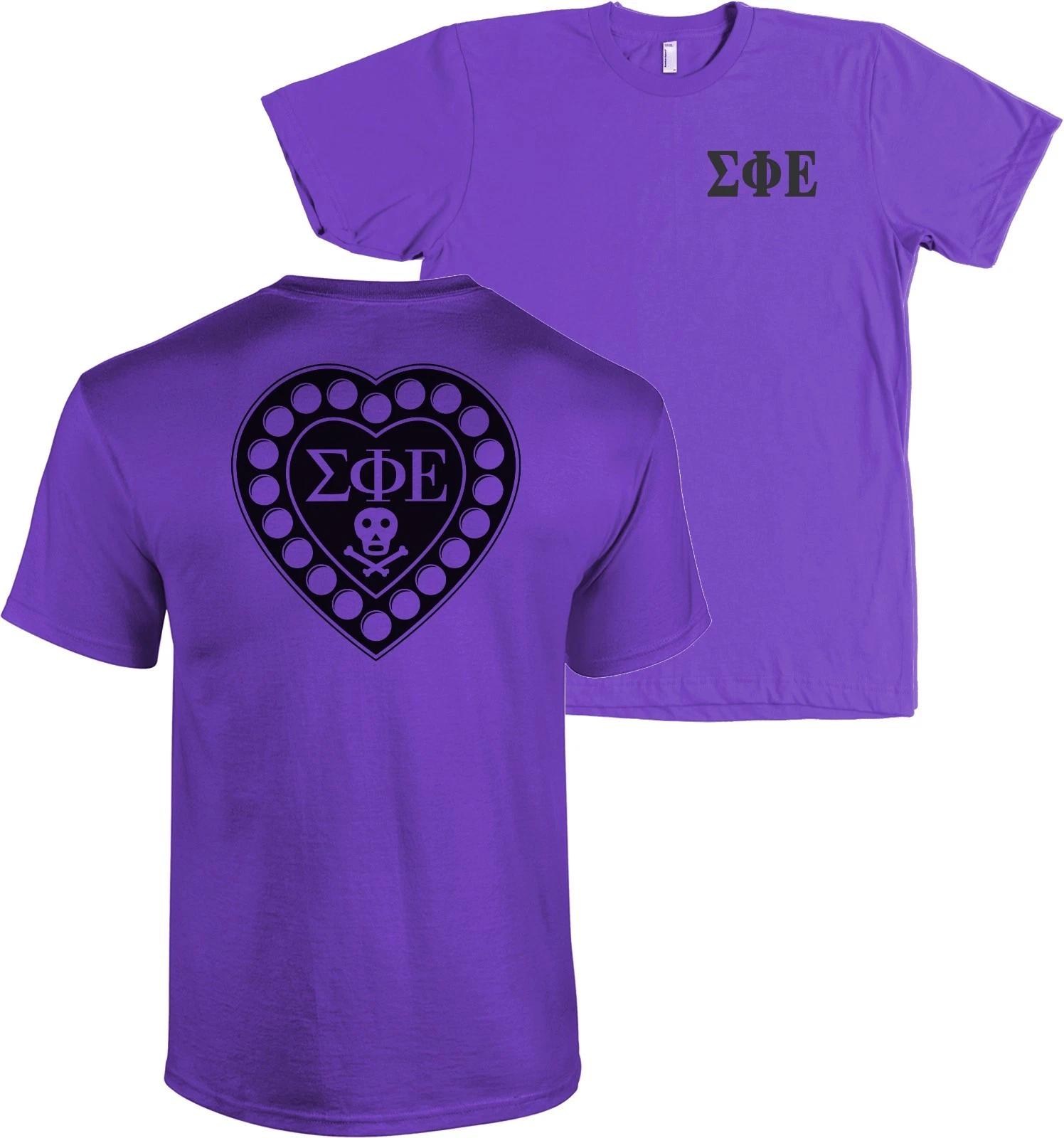 Sigma Phi Epsilon Fraternity Heart Badge Bella + Canvas SigEp Shirt - NEW 4XL