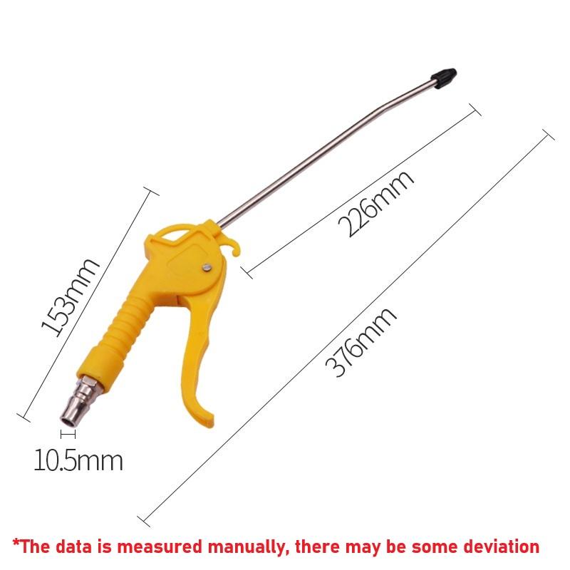 Ergonomic Air Blow Gun High Pressure Dust Cleaner Handheld Pneumatic Tool for Household Workshop Car Use