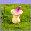 Decor Micro Peisaj Rășină Cu Ciuperci de Pădure Miniaturale Pentru Meșteșugărit Grădină
