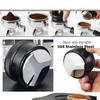 Distribuitor cafea neagră Nivelator din oțel inoxidabil Espresso Nivelator Cafea Tamper Consumabile pentru cafea
