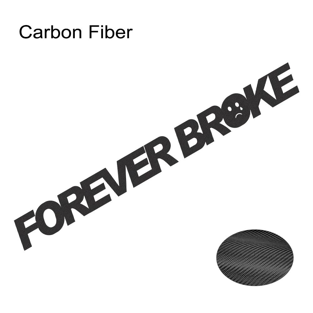 

Car Windshield Sticker FOREVER BROKE Car Vinyl Decal Waterproof Vehicles Motorcycle Stickers Car Accessories Decoration Exterior 50x5cm