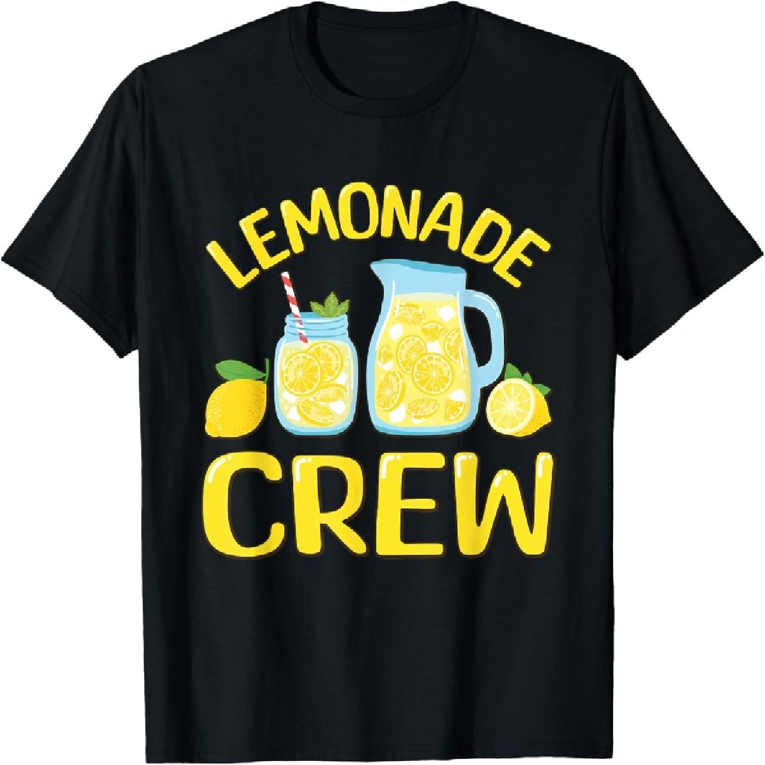 Lemonade Crew T-Shirt, Small, Black S чёрный
