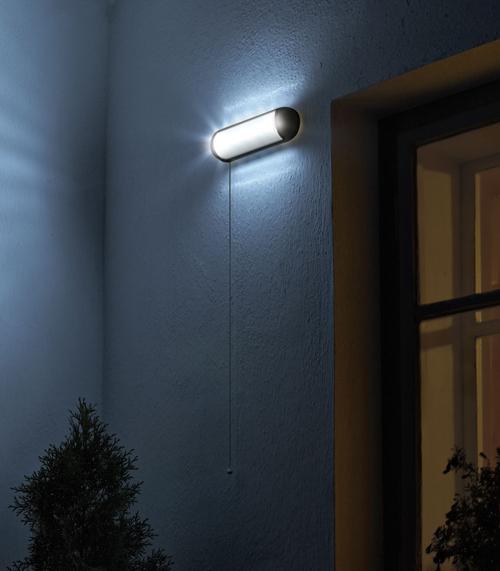 Solar Wall Lamp With 10 Diodes - Economical And Ecological
